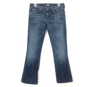7 For All Mankind Women's Blue Flare Jeans